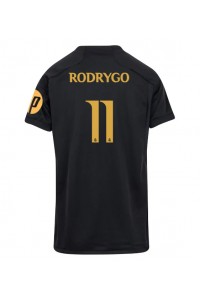 Fotbalové Dres Real Madrid Rodrygo Goes #11 Dámské Třetí Oblečení 2023-24 Krátký Rukáv